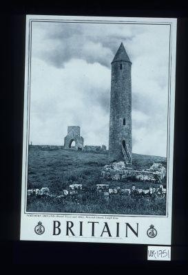 Britain - Northern Ireland - Round tower and abbey, Devenish Island, Lough Erne