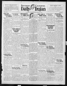 Daily Trojan, Vol. 18, No. 11, September 29, 1926