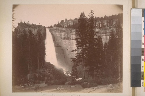 Nevada Fall. Yo Semite [i.e. Yosemite] Valley--Mariposa Co. [No.] 40