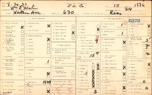 WPA household census for 630 Western Avenue, Los Angeles County