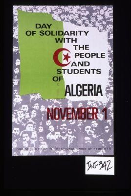 Day of Solidarity with the people and students of Algeria, November 1