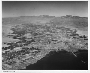 Aerial view of Indio, California