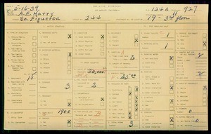 WPA household census for 244 S FIGUEROA, Los Angeles