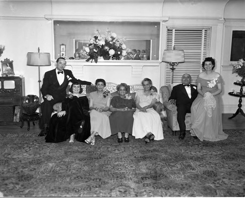 Watkins Wedding reception, Los Angeles, ca. 1960