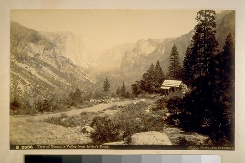 View of Yosemite Valley from Artist's Point