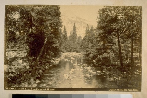 North Dome from Tis-sa-ack Bridge