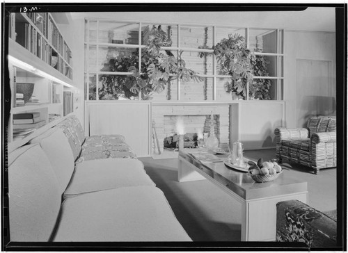 [Postwar House]. Living room