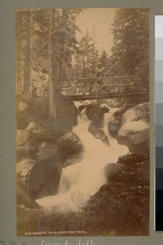 Cascade Falls, Pike's Peak Trail [Colorado]. 1068