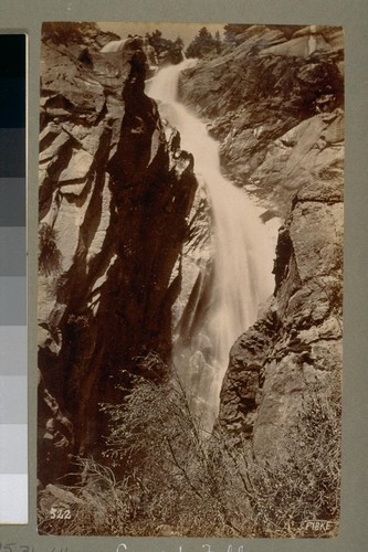 Cascade Falls [Yosemite Valley]. 522. [Photograph by George Fiske.]