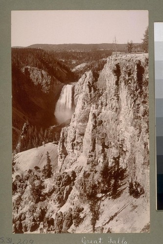 Great Falls. [Yellowstone National Park, Wyoming.]