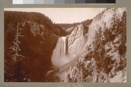 Great Falls. [Yellowstone National Park, Wyoming.]