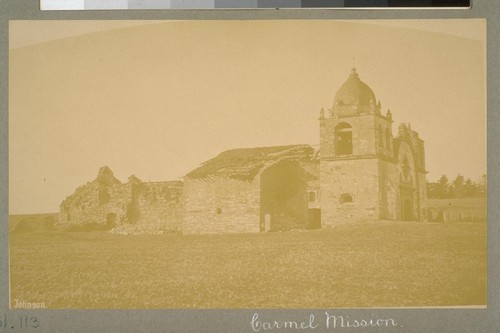 Carmel Mission. [Photograph by Johnson.]