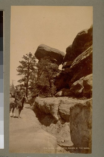 Buena Vista Drive, Garden of the Gods. 1413. [Colorado.]