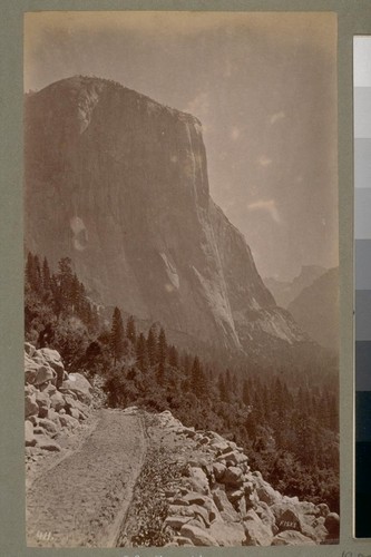 El Capitan [Yosemite Valley]. 411. [Photograph by George Fiske.]