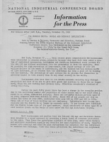 National Industrial Conference Board. The Pension Drive. Social and Economic Implications. Talk by Marion B. Folsom. Nov. 22, 1949