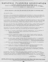 Initial Reactions to the First NPA Case Study on the Causes of Industrial Peace. National Planning Association, September 27, 1948