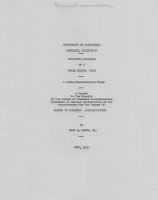 Personnel Problems of a Small Branch Bank: A Socio-Psychological Study, by Bert L. Smith, Jr. University of California, Berkeley, May 15, 1950