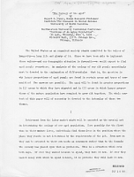 The Ecology of the Aged by Rupert B. Vance, Kern Research Professor, Institute for Research in Social Science, University of North Carolina. June 7, 1951