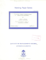 Alpha, Beta, and Gamma Change in Modeling-Based Organization Development, by Jerry I. Porras and Jitendra V. Singh. University of Toronto, Faculty of Management Studies, Working Paper Series, WP 83-02