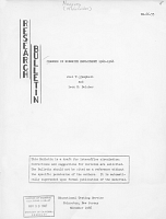 Research Bulletin: Changes in Nonwhite Employment 1960-1966, by Joel T. Campbell and Leon H. Belcher. Educational Testing Service, Princeton New Jersey, November 1966