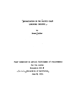 Mechanization in the Pacific Coast Longshore Industry, by Ernst Valfer. Economics 252, June 1959