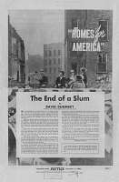 The End of a Slum, by David Dubinsky. Reprinted from Justice, December 1, 1953