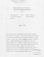 Density Dependence in the Evolution of Populations of Newspaper Organizations, by Glen R. Carroll and Michael T. Hannan. February 1988