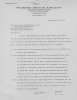 Waterfront Employers Association of the Pacific Coast, Memorandum to the International Longshoremen's and Warehousemen's Union, September 25, 1944