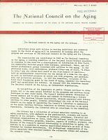 The National Council on the Aging and its Library