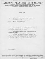 Memorandum to: Members of the Technical Advisory Committee, "The Causes of Industrial Peace Under Collective Bargaining" Project, by Charles Tyroler 2nd. National Planning Association, May 26, 1948. Memorandum summarizing project findings