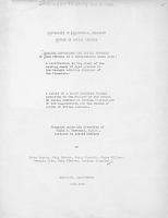 Housing Conditions and Living Patters of Aged Persons in a Deteriorated Urban Area; A contribution to the study of the housing needs of aged persons in the Western Addition District of San Francisco, A Report of a Group Research Project by Helen Boonos, Mary Boonas, Jerry Enomoto, Joyce Killeen, Georgia Molo, Jean Olander, Larjory Trumpler, Berkeley, CA, June 1952