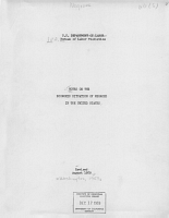 Notes on the Economic Situation of Negroes in the United States. U.S. Department of Labor, Bureau of Labor Statistics. Revised August 1959