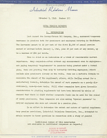 Extra Pension Payments, Industrial Relations Counselors, Inc. Industrial Relations Memos, November 9, 1948, No. 103