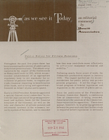 As We See It Today: An Editorial Comment by Hewitt Associates. Public Policy for Private Pensions. Hewitt Associates, August 1966