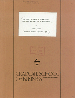 The Impact of Unionism on American Business: Evidence for an Assessment, by David Lewin. Research Working Paper No. 157 A, Graduate School of Business, Columbia University