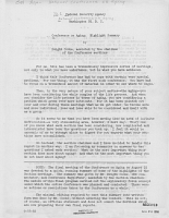 U.S. Federal Security Agency National Conference on Aging: Highlight Summary by Dwight Cooke, assisted by the Chairmen of the Conference Sections, September 18, 1950