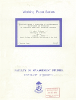 Expectancy Theory as a Predictor of Job Performance, Satisfaction and Motivation: An Integrative Model and a Review of Literature, by Robert J. House and Mahmoud A. Wahba, Brauch. Working Paper Series No. 72-21, Faculty of Management Studies, University of Toronto, October 1972