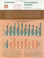 Occupational Mobility, Road Maps of Industry No. 1814, The Conference Board, September 1977