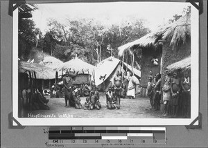 Chief's village, Nika, Tanzania, ca. 1891-1916
