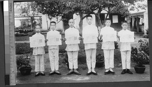 Graduates of the Christian Herald Fukien Industrial Homes, Fuzhou, Fujian, China, 1916 Jul