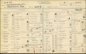 WPA household census for 2307 HEPWORTH AVE, Los Angeles County