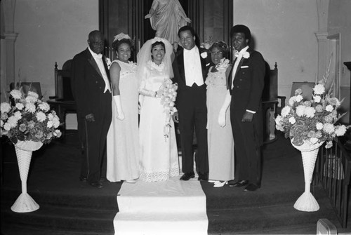 Frank Holoman and Margaret Ann Miller Wedding, Los Angeles, 1969
