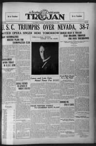 The Southern California Trojan, Vol. 12, No. 28, November 16, 1920