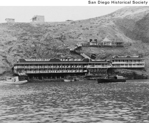 Coronado Yacht club on Coronado Island (Mexico)