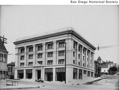 Exterior of the Masonic Temple