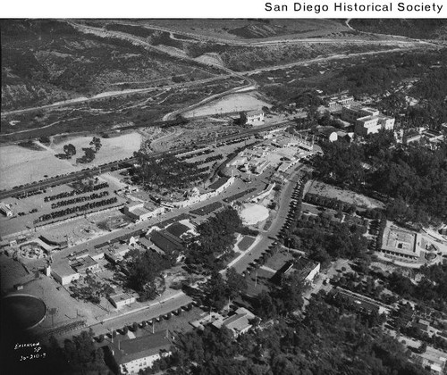 Aerial view of Balboa Park