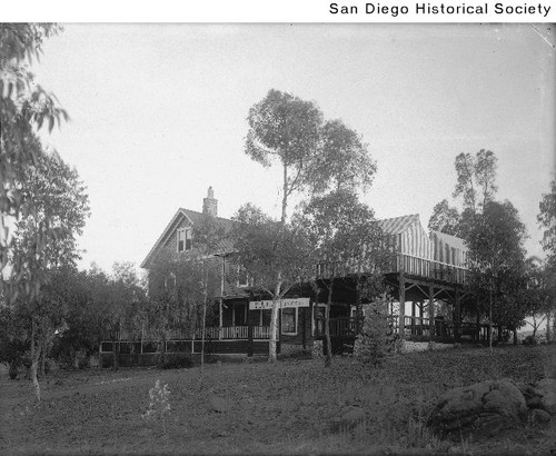 Exterior view of the Alpine Tavern