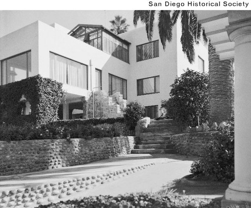 Exterior of the residence of Ellen Browning Scripps