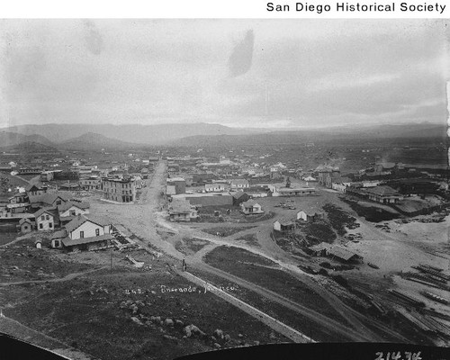 Aerial view of Ensenada, Mexico