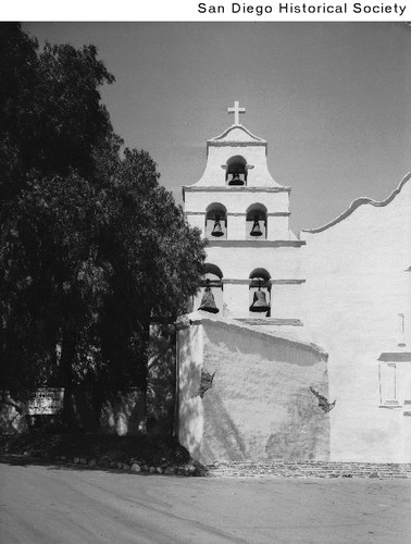 Bell tower at the Mission San Diego de Alcala